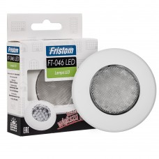 Ліхтар Fristom FT-046 B LED для внутрішнього освітлення салону світлодіодний 12-36В білий, круглий