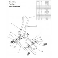 Колесный упор для кроссового мотоцикла Acebikes SteadyStand Cross Flex Model: 192 / 1029