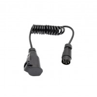 Соединительный спиральный кабель NB PARTS 7-контактный , вилка 7 pin, розетка 13 pin, длина 0,9 м 11002876