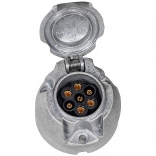 Розетка Jaeger 7-контактов Алюминий DIN 1724 11006476