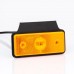 Ліхтар габаритний Fristom жовтий на кронштейні з дротом FT-004 Z+K LED