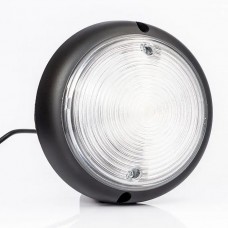 Фонарь Fristom для внутреннего освещения салона светодиодный 12-36В чёрный круглый FT-160 CZ LED