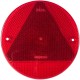 Отражатель треугольный в круглом корпусе Jokon красный 10218