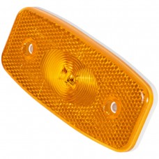Боковой оранжевый контурно-габаритный фонарь Proplast LED с отражателем 10492