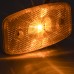 Боковой оранжевый контурно-габаритный фонарь Proplast LED с отражателем 10492