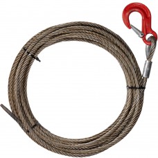 Трос лебедки HP-trailer 1500 кг 21 метр оцинкованный с крюком 34678576-1