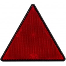 Светоотражатель Fristom треугольный, красный с болтами DOB-030A