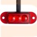 Фонарь габаритный Fristom красный с соединением FT-090 C LED QS150 M02