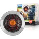 Фонарь задний 3-функциональный Fristom универсальный FT-313 LED CHROME BAJONET