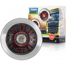 Фонарь задний 3-функциональный Fristom с проводом 1м FT-314 LED CHROME