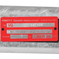 Ось торсионная Knott Autoflex VG 10-M без тормоза 1000 кг ступица 98х4 1400мм 6AE454.017