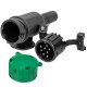 Вилка 8-контактная для розетки 13 pin NB Parts 12V с длинной двойной вставкой 11004268