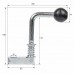 Рукоятка Bakker для опорного колеса 301564-6
