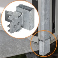 Угловой соединитель Humbaur передний/правый-задний/левый 300х350 мм 340.01006