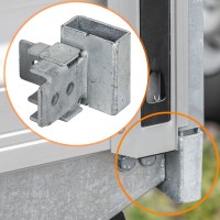 Угловой соединитель Humbaur передний/правый-задний/левый 300х350 мм 340.01006