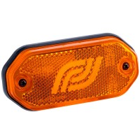 Фонарь габаритный Fristom желлтый со светоотражателем для плоского монтажа, провод 0,5м FT-078 Z LED Фонарь габаритный Fristom желлтый со светоотражателем для плоского монтажа, провод 0,5м FT-078 Z LED