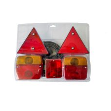 Комплект задніх ліхтарів на магніті з трикутними відбивачами та противотуманною фарою 303661-2