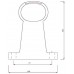 Выносной контурно-габаритный фонарь на резиновом кронштейне (рожке) Aspock Superpoint II (31-3709-017) 10613