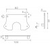 Кронштейн прямой Acspock Halter Gerade (15-5321-007) для Flexipoint II 106801