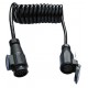 Комплект з'єднувального кабелю Menbers 13-ти контактного вилка-розетка  довжина 1,75 м 10807