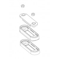 Фонарь декоративный синий Fristom FT-073 N LED DARK