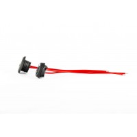 Фонарь врезной габаритный Fristom красный с кабелем FT-074 C LED DARK