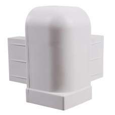 Кут кришки 100мм висота, сірий, пластик 20270