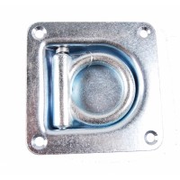 Врізна петля кріплення вантажу Bunte 105х105мм 800 кг оцинкована 40259 Врізна петля кріплення вантажу Bunte 105х105мм 800 кг оцинкована 40259