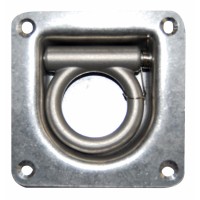 Врізна петля Bunte для кріплення вантажу 105х105мм 800 кг нержавіюча сталь 402591 Врізна петля Bunte для кріплення вантажу 105х105мм 800 кг нержавіюча сталь 402591