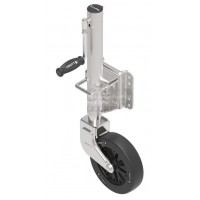 Винтовое опорное колесо Knott Autoflex TK51-210/50 M 150 кг с хомутом 6D7983.001