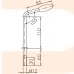 Гвинтова рукоятка Winterhoff M12 x 170мм 401120