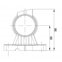 Ліхтар габаритний лівий Fristom 3-х кольоровий (червоний, білий, жовтий) FT-140 A L LED Ліхтар габаритний лівий Fristom 3-х кольоровий (червоний, білий, жовтий) FT-140 A L LED
