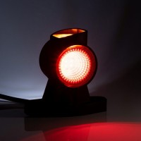 Ліхтар габаритний лівий Fristom 3-х кольоровий (червоний, білий, жовтий) FT-140 A L LED Ліхтар габаритний лівий Fristom 3-х кольоровий (червоний, білий, жовтий) FT-140 A L LED