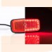 Фонарь габаритный красный со светоотражателем и проводом Fristom FT-075 C LED