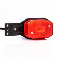 Фонарь габаритный красный со светоотражателем кронштейном и проводом Fristom FT-001 CII LED