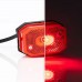 Фонарь габаритный красный со светоотражателем и проводом Fristom FT-001 C LED
