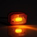 Фонарь габаритный желтый со светоотражателем и проводом Fristom FT-001 Z LED