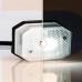 Фонарь габаритный белый со светоотражателем и проводом Fristom FT-001 B LED