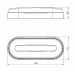 Фонарь габаритный желтый Fristom FT-070 Z LED