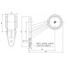Фонарь габаритный с проводом Fristom FT-009 C LED
