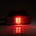 Фонарь габаритный красный на кронштейне с проводом Fristom FT-017 C+K LED
