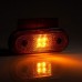 Фонарь габаритный желтый на кронштейне с проводом Fristom FT-020 Z+K LED
