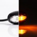 Фонарь габаритный Fristom желтый с проводом FT-012 Z LED