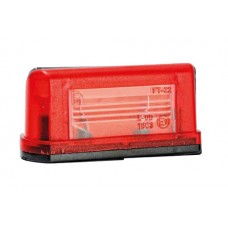 Ліхтар освітлення номерного знака Fristom червоний з габаритним світлом FT-022/A