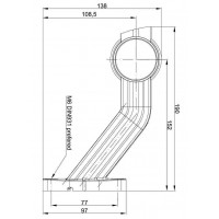 Ліхтар габаритний правий Fristom 3-х кольоровий (червоний, білий, жовтий) FT-140 F P LED Ліхтар габаритний правий Fristom 3-х кольоровий (червоний, білий, жовтий) FT-140 F P LED