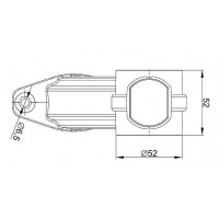 Ліхтар габаритний правий Fristom 3-х кольоровий (червоний, білий, жовтий) FT-140 F P LED Ліхтар габаритний правий Fristom 3-х кольоровий (червоний, білий, жовтий) FT-140 F P LED