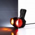 Фонарь габаритный левый 3-х цветный (красный, белый, жёлтый) Fristom FT-140 W L LED