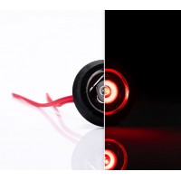 Фонарь врезной габаритный Fristom красный с кабелем FT-074 C LED DARK