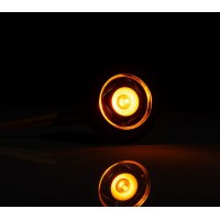 Фонарь врезной габаритный Fristom желтый FT-074 Z LED DARK