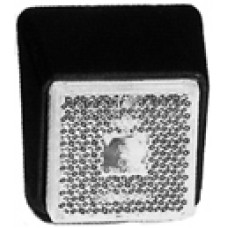 Передній білий контурно-габаритний ліхтар з нахилом 25° з відбивачем на кронштейні Jokon 10566